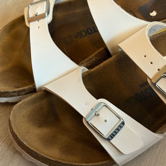Birkenstock Sydney White Birko-Flor Slide Narrow Sandals Size 40 size 9- 9 1/2 - Picture 5 of 7